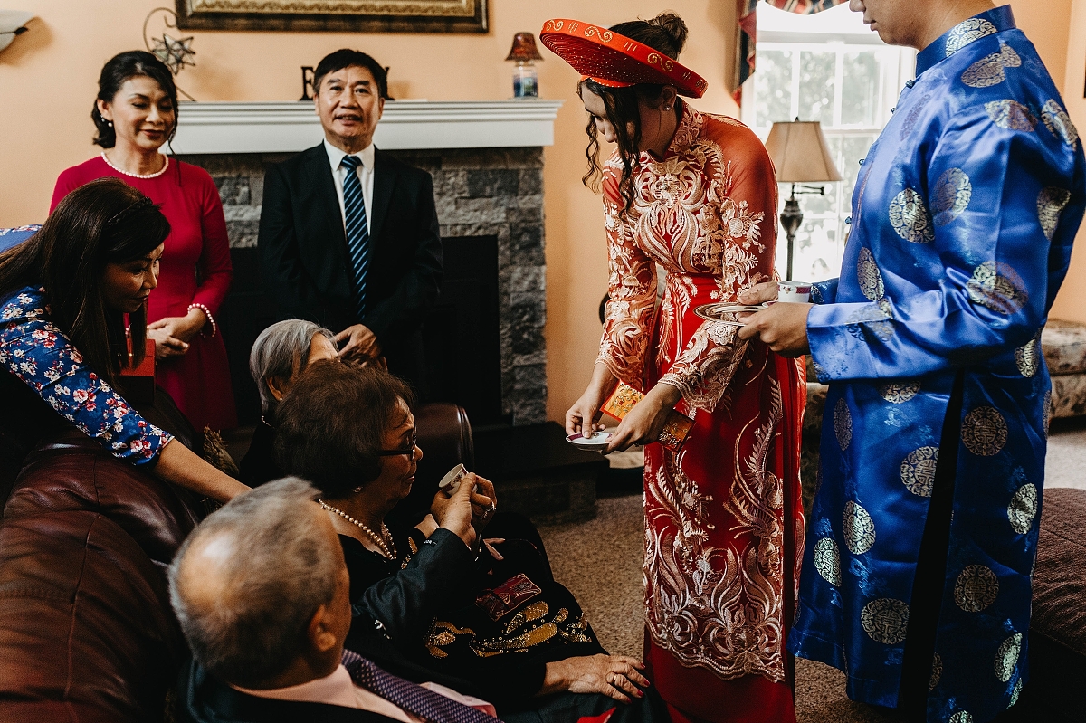 Traditional Vietnamese Tea Ceremony Taylor & Trong Mary Katherine